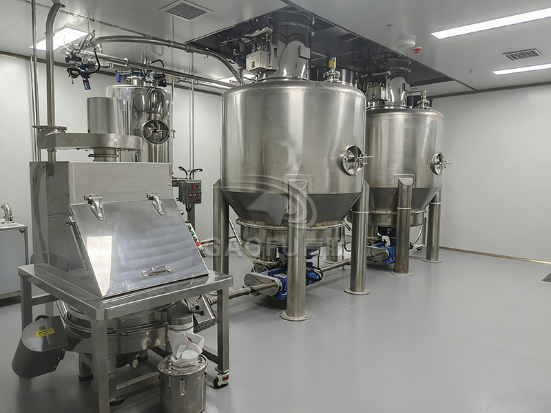 小食品面粉供料系統(tǒng)客戶現(xiàn)場